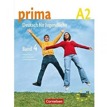 Libro de Texto Prima A2 - Alemán para Jóvenes, Nivel 4