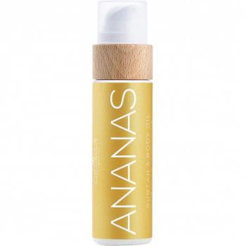 Cocosolis Ananas Body Oil and Suntan 110 ml - Nourishing sunscreen oil without SPF, aroma Pineapple & Vanilla