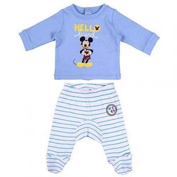 CERDÁ LIFE'S LITTLE MOMENTS 2200006315_T00M-C56 Polaina Bebe Niño de Mickey-Licencia Oficial Disney, Azul, 0 Meses Bebé-Niños