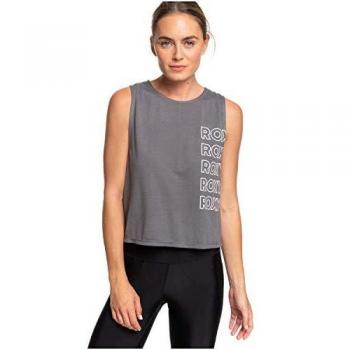 Roxy Chinese Wispers-Top Deportivo Sin Mangas para Mujer, Smoked Pearl, L