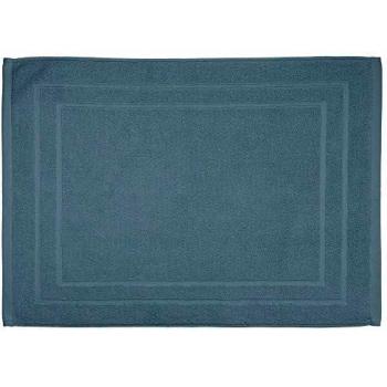 Alfombra de baño de algodón 700GSM azul tormenta 50 x 70 cm