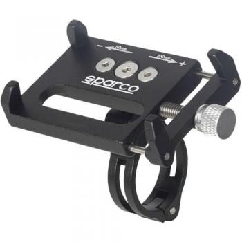 Soporte de Smartphone para Moto y Bicicleta SPARCO eMobility SE501, Ajustable y Fácil de Instalar en Aleación de Aluminio