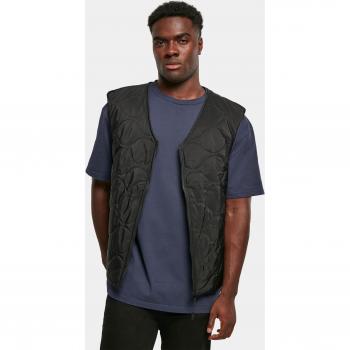 Urban Classics Men's Zipped Gilet - Black, 3XL