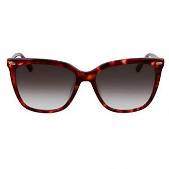 Calvin Klein CK22532S Women's Burgundy Havana Dark Red Sunglasses