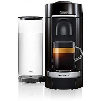 De'Longhi Nespresso Vertuo Plus | ENV 155.B Cafetera de cápsulas de café | Una cafetera de 5 tazas | Incluye paquete de bienvenida con 12 cápsulas | 1,7 l | Negro