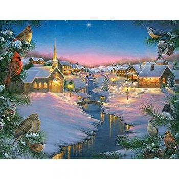 A Winter's Silent Night 1000-Piece Puzzle - Abraham Hunter