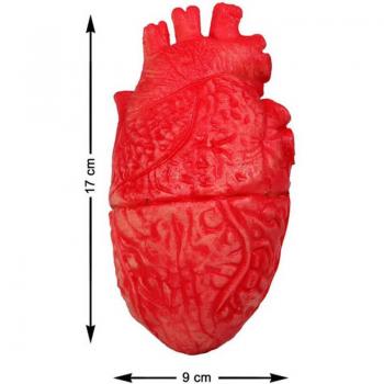 Corazón Sangriento para decoración 17x9 cm