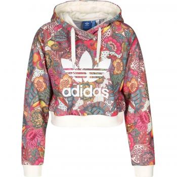 adidas F Crop Hoodie Sudadera, Mujer, Multicolor