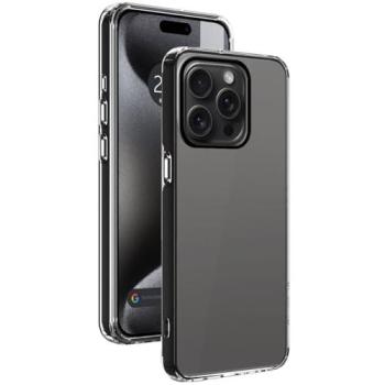 Funda Híbrida Transparente (PC + TPU) para iPhone 15 Pro (6.1)