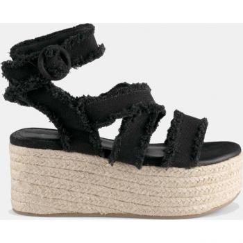 Alpargatas de plataforma Roy NEGRO para mujer