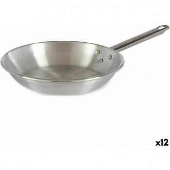 Sartén Ø 24 cm Aluminio Plateado 12 Unidades