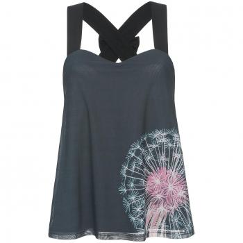 Pussy Deluxe Dandelion Top Top Mujer Negro XXL