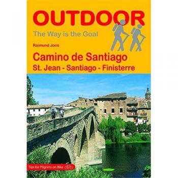 Mapa del Camino de Santiago Francés: Guía Completa para Senderismo y Ciclismo - Incluye rutas desde St. Jean hasta Finisterre