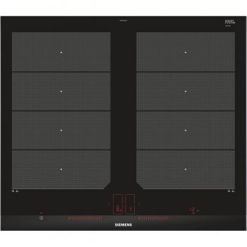 Siemens EX675LXC1E Hobs Integrado con Placa de Inducción, Negro, Acero Inoxidable, 4 Zona(s), Calentador Autárquico