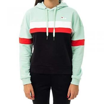 Fila Women's Cropped Lightweight Hooded Sweatshirt Mist Green Size S