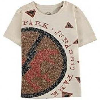 Universal - Jurassic Park - Camiseta de manga corta para niño, beige, 140