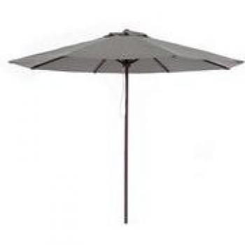 8704N114 - Parasol Aluminio 3X3M Imit Madera 48Mm