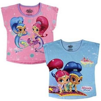 Shimmer Shine Camiseta Manga Corta 2uds