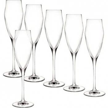 Set 6 copas flauta 18,2 cl cristal Colección Wine