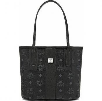 MCM Reversible Liz Mini Shopper Bag in Black