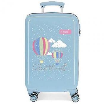 Enso Collect Moments Maleta de Cabina Azul 34x55x20 cms Rígida ABS Cierre combinación 32L 2,5Kgs 4 Ruedas Dobles Equipaje de Mano