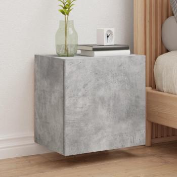 Mueble de TV Pared Gris Hormigón 40,5x30x40 cm Madera Multicapa Vidaxl