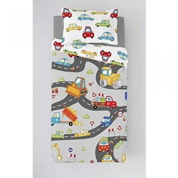 COOL KIDS Funda nórdica Reversible Scalextric Cama 90 cm