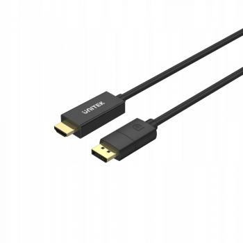 Cable DisplayPort a HDMI 4K@60Hz Unitek V1608A Negro 1,8 m
