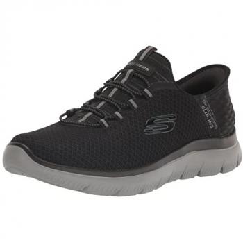 Skechers Summits-Louvin Men's Black Slip-On Sneakers