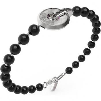 Pulsera de hombre Edgy Styles de acero plateado Guess