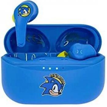 OTL Technologies - Auriculares inalámbricos Bluetooth V5.0 para niños Sonic The Hedgehog con Caja de