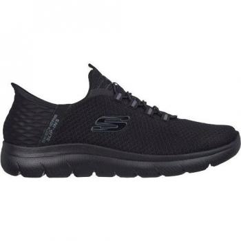 Skechers Slip-ins Summits High Range Trainers - Black/Black - Male - Size: 9 UK