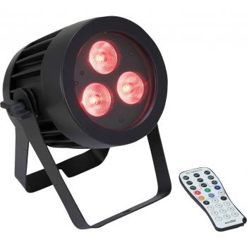 Foco LED Eurolite IP PAR 3x8W QCL RGBW resistente al agua