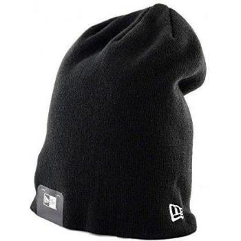 New Era Essential Long Knit Newera Blk - Gorro para Hombre, color negro, talla OSFA
