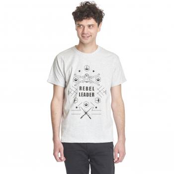 Star Wars Rebel Leader Camiseta Gris/Melé XL