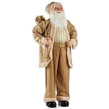 Papá Noel Dorado Plástico 56 x 153 x 48 cm