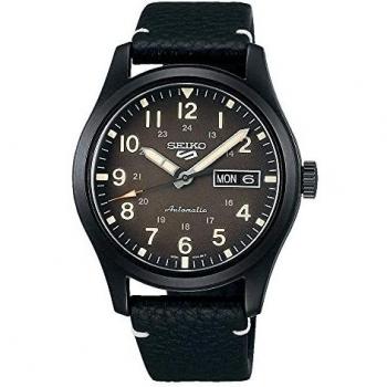 Seiko Men's Analogous Automatic Watch with Leather Strap SRPG41K1