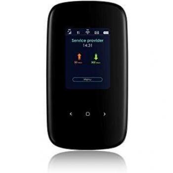 Zyxel 4G LTE-A Mobile WiFi Hotspot, Up to 300 Mbps Download Speed, Share Dual-Band WiFi to 32 Devices, All-Day Battery Life [LTE2566-M634]