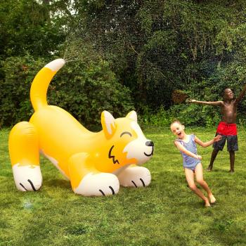 Aspersor inflable de patio BigMouth Corgi Ginormous