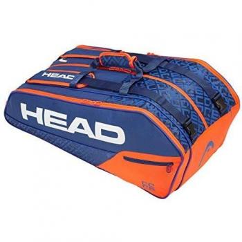 Head Core 9R Supercombi Bolsa de Tenis, Adultos Unisex, Azul/Naranja