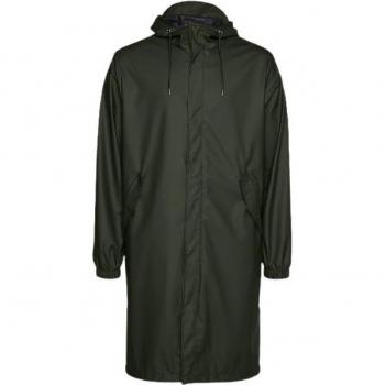 Rains Fishtail Parka - Green, Unisex, Size XS (female)