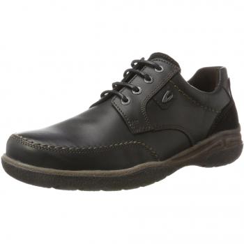 camel active Men's Bolzano 11 Derbys, Black, 9 UK