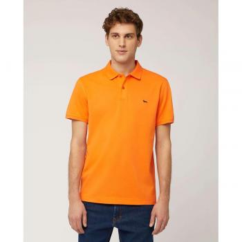 Harmont & Blaine Men's Orange Short Sleeve Polo Shirt 2XL