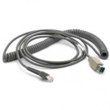 Zebra CBA-U28-C15ZBR Cable de Carga para Lector de Código de Barras