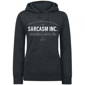 Sarcasm Inc. Jersey con Capucha Mujer Negro