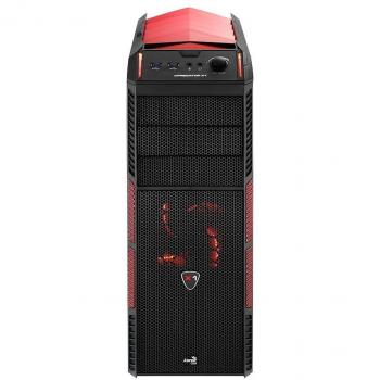 Aerocool XPredator X1 Devil Red Edition - Caja para ordenador MidiTower gaming