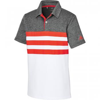 Adidas CD9972 Polo de Golf, Niños, Rojo, L