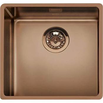 SMEG VSTR50CUX Mira - Fregadero de cocina colgante, acero inoxidable, cobre
