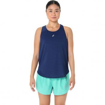 Camiseta de tirantes para mujer Asics Road Tank - Azul Oscuro