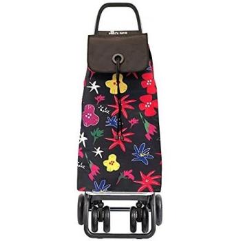 Rolser Carro I-MAX Arazzo 4 Ruedas 2 Giratorias Plegable - Negro